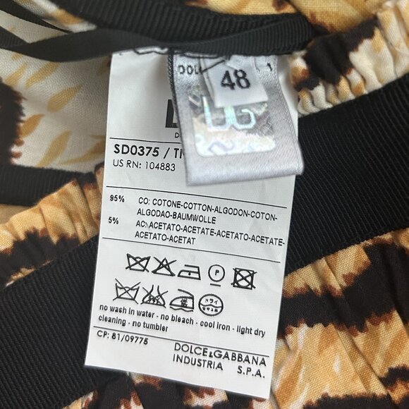 NWT D&G Tiger Print Dress ASO Sharpay Evans & Katy Perry - Picture 11 of 12